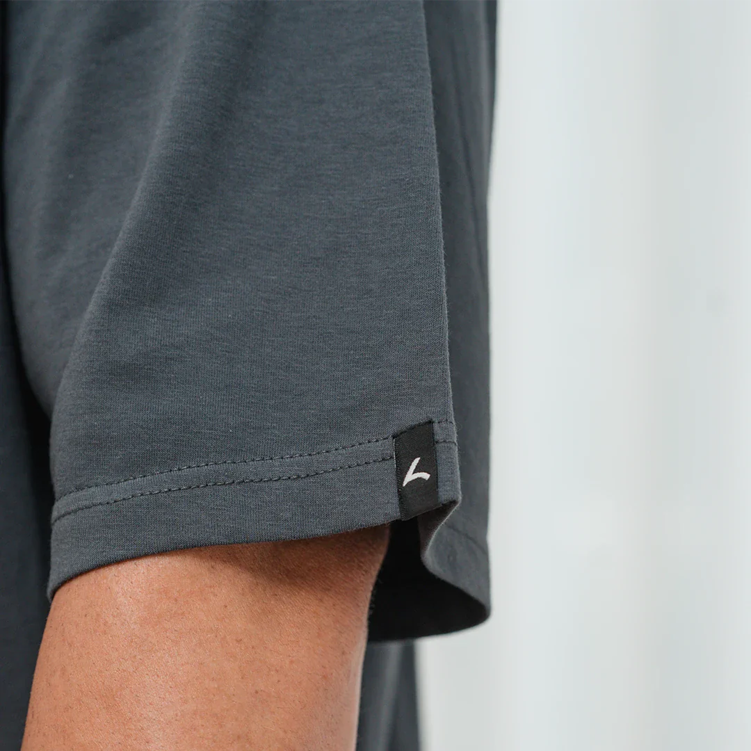 Sports Shirt Cotton Grey - Wide Fit